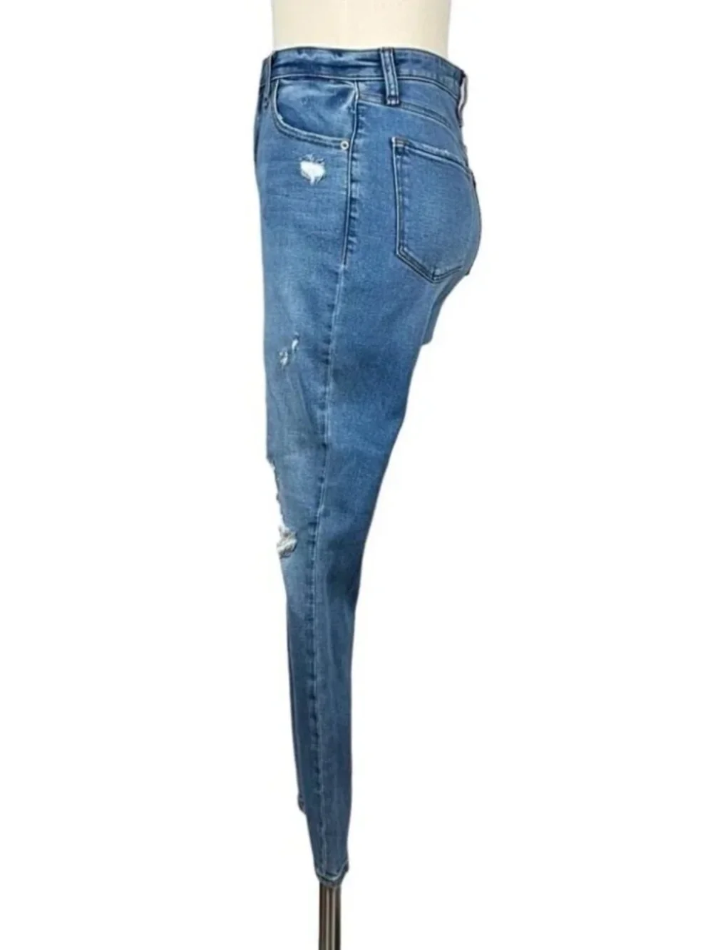 Abercrombie Curve Love Ripped Straight Jeans 26/2S